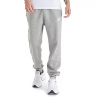 Spodnie sportowe męskie - Spodnie dresowe Nike Sportswear Club Fleece BV2737-063 - szare - miniaturka - grafika 1