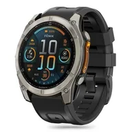 Akcesoria do smartwatchy - Pasek TECH-PROTECT Silicone do Garmin Fenix 5/6/6 Pro/7/8 47 mm/E Czarny - miniaturka - grafika 1