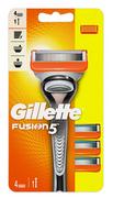 Maszynki do golenia i wkłady - Gillette Fusion Manual - Maszynka do golenia + 3 Wkłady - miniaturka - grafika 1