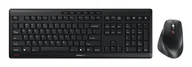 Zestawy myszka + klawiatura - CHERRY JD-8550EU-2 klawiatura Dołączona myszka Dom/Biuro RF Wireless QWERTY Angielski Czarny - miniaturka - grafika 1