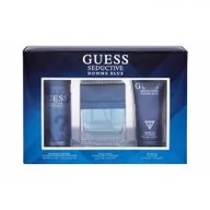 Zestawy perfum męskich - Guess Seductive Homme Blue zestaw dla mężczyzn woda toaletowa spray + żel pod prysznic + dezodorant spray 100 ml + 200 ml + 226 ml - miniaturka - grafika 1