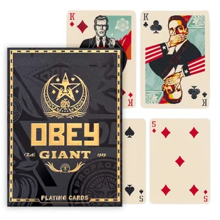 Obey Playing Cards, edycja złota - karty - Gry karciane - miniaturka - grafika 1