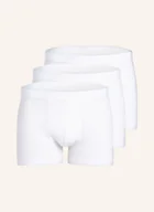 Majtki damskie - Calida Bokserki Natural Benefit, 3 Szt. weiss - miniaturka - grafika 1