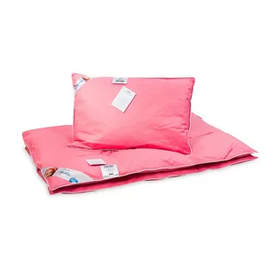AMZ AMZ komplet dziecięcy BABIES BASIC+ puch 70% Rozmiar - 90x120, Kolor - biały - Kołdry i poduszki dla dzieci - miniaturka - grafika 1