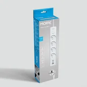 Listwy zasilające - MORRE LISTWA ZASILAJACA 4G USB, 2xUSB-C,1,5m M406 - miniaturka - grafika 1