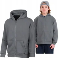 Bluzy dla chłopców - 4F OCIEPLANA CHŁOPIĘCA BLUZA ROZPINANA Z KAPTUREM / rozm 158 - miniaturka - grafika 1