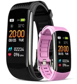 Smartband - Giewont Fit&GO Duo GW200-4 - Black + Pasek Think Pink - miniaturka - grafika 1