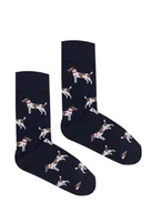 Skarpetki męskie - Skarpetki Teriery granatowe 36-41 - miniaturka - grafika 1