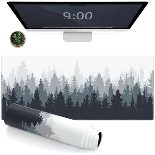 Podkładka na biurko pod myszkę mysz klawiaturę Mata ochronna antypoślizgowa gamingowa XL 80x40 cm Alogy Las Forest - Podkładki pod mysz - miniaturka - grafika 11