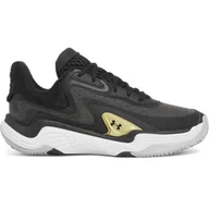 Buty sportowe damskie - Buty do koszykówki uniseks Under Armour UA Spawn 7 - czarne - miniaturka - grafika 1