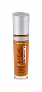 Rimmel London, Lasting Finish 25HR Breathable, trwały podkład średniokryjący 503 Mocha, SPF 20, 30ml - Podkłady do twarzy - miniaturka - grafika 1