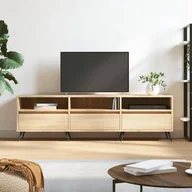 Szafki RTV - vidaXL Szafka pod TV, dąb sonoma, 150x30x44,5 cm - miniaturka - grafika 1
