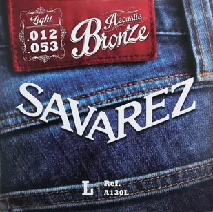 Savarez Struny 668580 do gitary akustycznej Acoustic brąz zestaw A130XL Extra Light .010-.047 A130XL - Struny gitarowe  - miniaturka - grafika 1