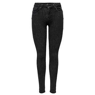ONLY Dżinsy damskie typu skinny fit ONLPower Mid Push Up, szary (Medium Grey Denim Medium Grey Denim), 34-L - Spodnie damskie - miniaturka - grafika 1