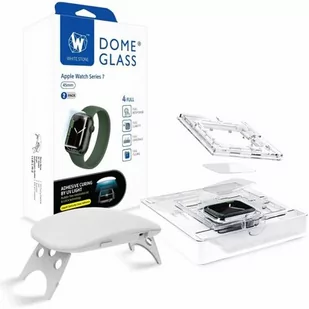 Apple WHITESTONE Szkło hartowane WHITESTONE Dome Glass UV & Bezel do Watch 7 45mm - Akcesoria do smartwatchy - miniaturka - grafika 1