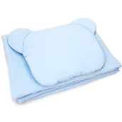 Koce i narzuty dla dzieci - Kerstin KOCYK MUŚLINOWY 50 X 75 cm + podusia MIŚ PREMIUM - miniaturka - grafika 1