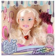 Zabawy w naśladowanie dorosłych - Głowa do stylizacji z akcesoriami MEGA CREATIVE 526116 - miniaturka - grafika 1