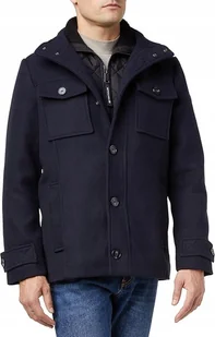 TOM TAILOR GRANATOWY PŁASZCZ MĘSKI KLASYCZNY JEDNORZĘDOWY Z WEŁNĄ XL JXB - Płaszcze męskie TOM TAILOR GRANATOWY PŁASZCZ MĘSKI KLASYCZNY JEDNORZĘDOWY Z WEŁNĄ XL JXB - Płaszcze męskie - miniaturka - grafika 1