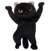 Maskotki i pluszaki - Chinchilla, Kot Tancerz Czarny, 20 Cm - miniaturka - grafika 1