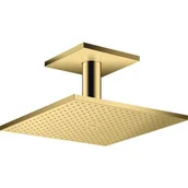 Deszczownice - Axor ShowerSolutions deszczownica 30 cm kwadratowa złoty optyczny polerowany 35320990 - miniaturka - grafika 1