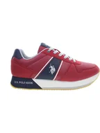 Trampki męskie - U.S. Polo Assn. Sneakersy w kolorze czerwono-granatowym - miniaturka - grafika 1