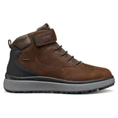 Moda i Uroda OUTLET - Geox Męskie buty U Granito + Grip B A Ankle Boot, Dark Brown, 45 EU, ciemnobrązowy, 45 EU - miniaturka - grafika 1