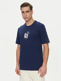 adidas T-Shirt Lounge Drink Graphic JJ4014 Granatowy Regular Fit - Koszulki męskie - miniaturka - grafika 1