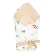 Rożki i beciki - Rożek Bawełniany 80x80 cm Żyrafa Bocioland - miniaturka - grafika 1