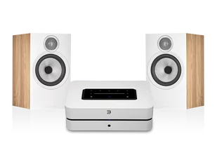 Bluesound POWERNODE (biały) + 606 S3 (dąb) - Zestawy stereo - miniaturka - grafika 1