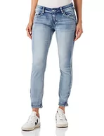 Spodnie męskie - Timezone Eleganckie spodnie męskie damskie, Aqua Blue Wash., 23 - miniaturka - grafika 1