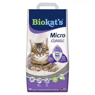 Biokats Micro żwirek dla kota - 14 l - Żwirek dla kotów - miniaturka - grafika 1