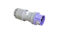 Kostki, złączki, wtyczki - PCE Polska sp. z o.o. Wtyczka przenośna 32A 3P 24V AC fioletowa IP44 TWIST 073V - miniaturka - grafika 1