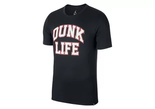 Nike Air Jordan Rise Basketball Verbiage Tee Black - Koszulki męskie - miniaturka - grafika 1
