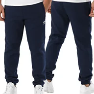 Spodnie męskie - Adidas spodnie męskie dresowe granatowe dresy kieszenie na zamek IY7357 XL - miniaturka - grafika 1