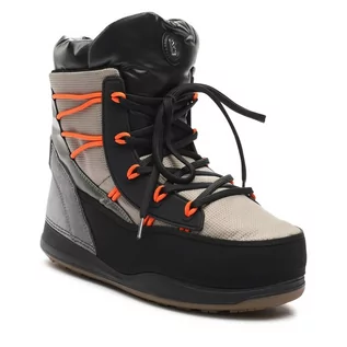 Botki męskie - Śniegowce Bogner Vancouver 1 32247684 Black/Taupe/Orange 201 - grafika 1