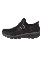 Kapcie damskie - Skechers Slippersy "Easy Going" w kolorze czarnym - miniaturka - grafika 1