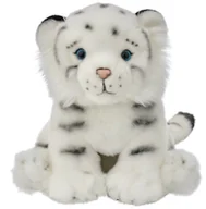 Maskotki i pluszaki - Maskotka Biały Tygrys Siedzący Realistyczny - 25cm - miniaturka - grafika 1