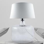 Lampy stojące - Lampa stołowa BATUMI TRANSPARENT 5527WH Zumaline przezroczysty 002177-014425 - miniaturka - grafika 1