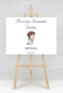 Pamiątka Pierwszej Komunii Świętej - Plansza komunijna dla chłopca - miniaturka - grafika 1