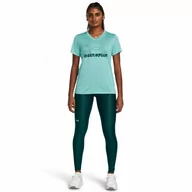 Spodnie sportowe damskie - Damskie legginsy treningowe Under Armour HG Armour HiRise Leg - zielone - UNDER ARMOUR - miniaturka - grafika 1