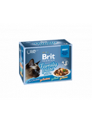 Mokra karma dla kotów - Brit Premium Cat Delicate Gravy Family Plate 12 x 85g 8595602519422 - miniaturka - grafika 1