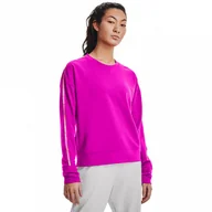 Bluzy sportowe damskie - Damska bluza treningowa UNDER ARMOUR UA Rival Terry Taped Crew - miniaturka - grafika 1