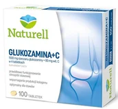 Ochrona stawów - Naturell USP Zdrowie Glukozamina + C 100 tabl 3452821 - miniaturka - grafika 1