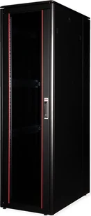 Szafa Roline ROLINE Netzwerkschrank Pro 48,26cm 19Zoll 42 HE 600x1000 BxT Glastor schwarz - Szafy rack - miniaturka - grafika 1