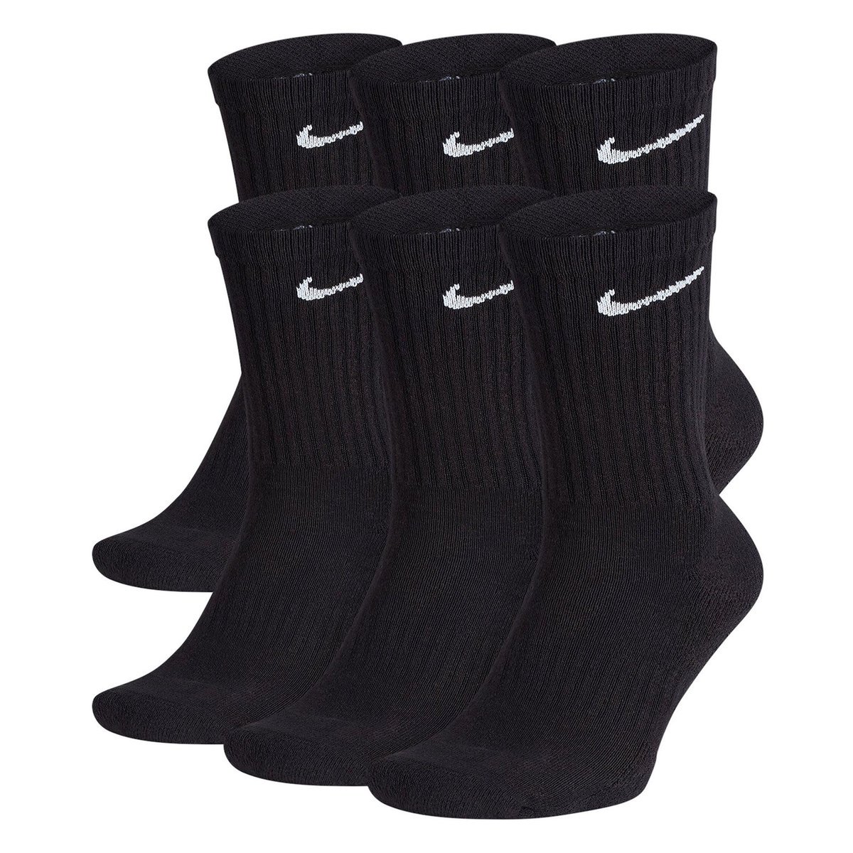 Nike Skarpety Unisex Adult Everyday Cushioned (zestaw 6 Sztuk) ( / Czarny)