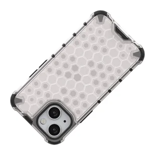 Honeycomb etui pancerny pokrowiec z żelową ramką iPhone 13 mini czarny - Etui i futerały do telefonów - miniaturka - grafika 7