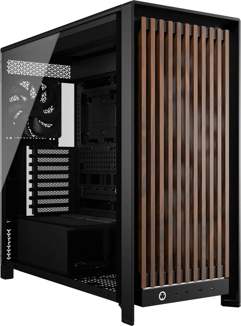 Obudowa Corsair 5000D Wood RS Performance Mid-Tower Case Black/Walnut