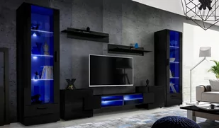Zestaw Mebli do Salonu Wiele Wariantów Polski Producent LED RGB + Pilot - Meble do sypialni - miniaturka - grafika 1