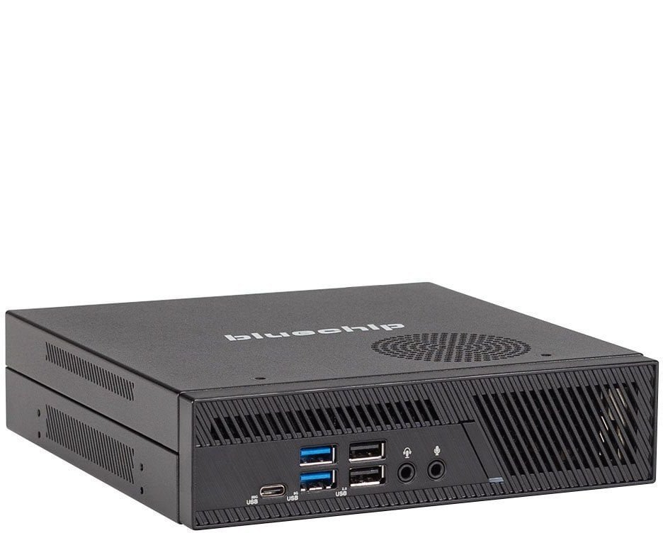 bluechip BUSINESSline S3137 Intel® Core™ i3 i3-14100 8 GB DDR5-SDRAM 500 GB SSD Windows 11 Pro Mini PC Czarny 556517