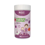 Budyń - Health Guard by Cf Kids: Zdrowy Posiłek - wzbogacony suplementami! (wsparcie przy zaparciach) - śliwka, kisiel/budyń 500 g - miniaturka - grafika 1
